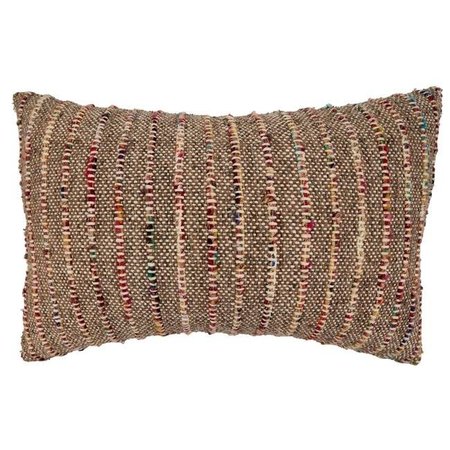 SARO LIFESTYLE SARO 2852.M1624BC 16 x 24 in. Oblong Corded Design Cotton Pillow Cover 2852.M1624BC